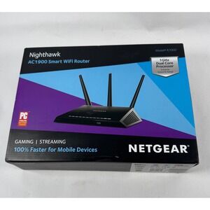 NETGEAR Nighthawk R7000 AC1900 Smart WiFi‎ Router Complete In Box